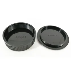 Front Body Cap + Rear Lens Cover for M42 42mm Zenit Pentax Takumar Carl Zeiss Praktica Asahi