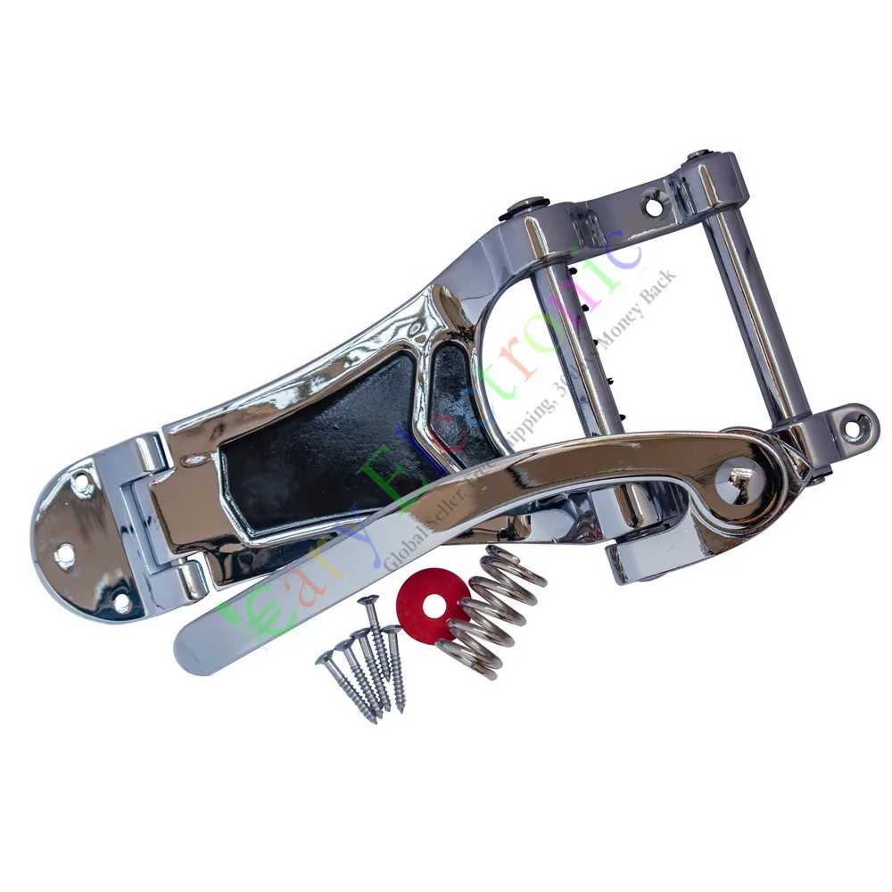 Atacado e varejo 1 peça prata tremolo vibrato ponte arremate para tele lp guitarra elétrica chorme frete grátis