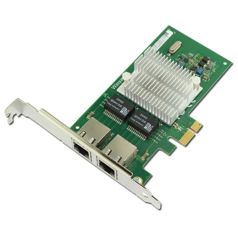 PCIe X1 Dual Port Gigabit Ethernet Network Adapter Card NH82580DB Chipset I340T2