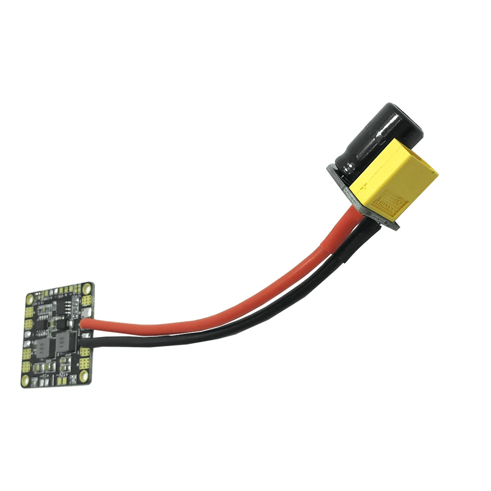 XT30/XT60 Male Plug Connector Cable with Capacitor for RC FPV Flight Controller