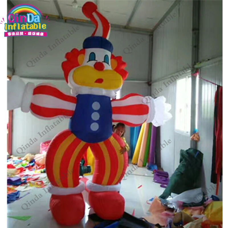 Hot Selling Free Customize 2.5m Advertising Inflatable Type Inflatable Clown Cartoon Logo Printing