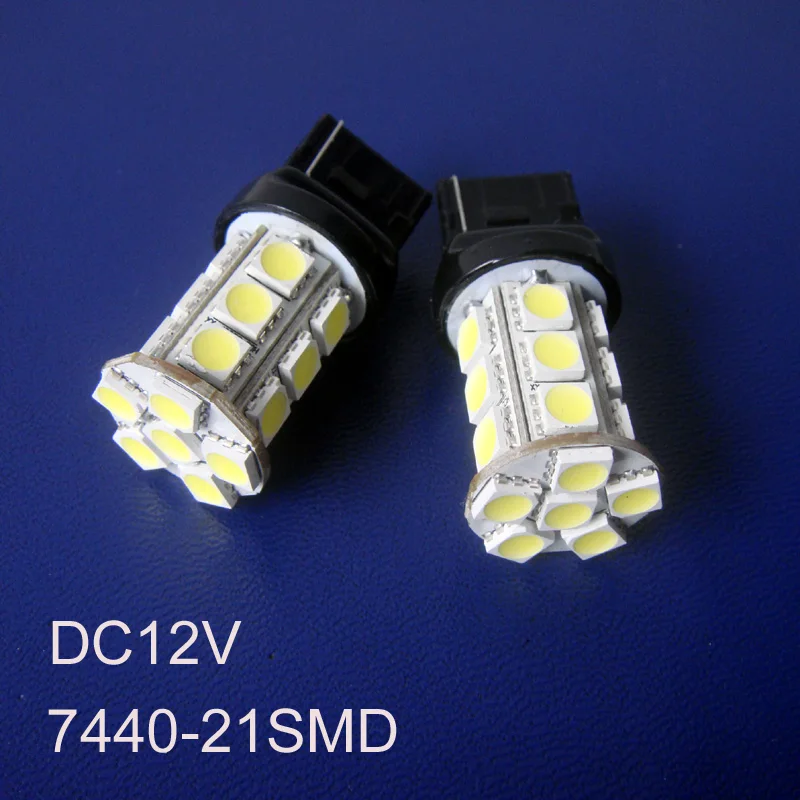 

High quality 12V 7440 Car Led Tail Lamp, Car W21W Led Rear Fog Lamp,T20 Reverse Light,Led Turn Signal free shpping 10pcs/lot