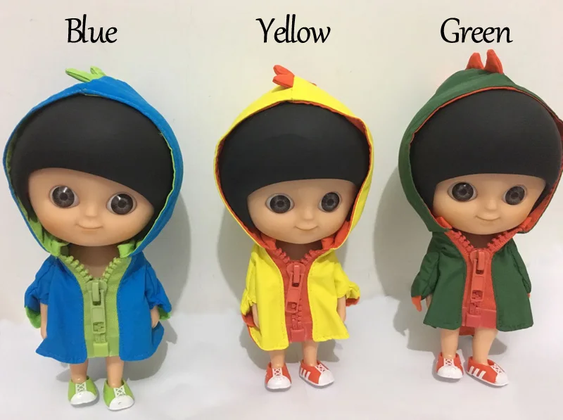 

QBTD IXDOLLS YELLOW BLUE GREEN CUTE IXTOY FOR GIFTS