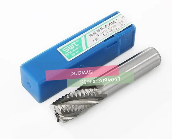 4flute M2AI dia 4F-10*10*22*72 end mills milling cutter machine tool Roughing cutter CNC tools Super-hard high speed steel