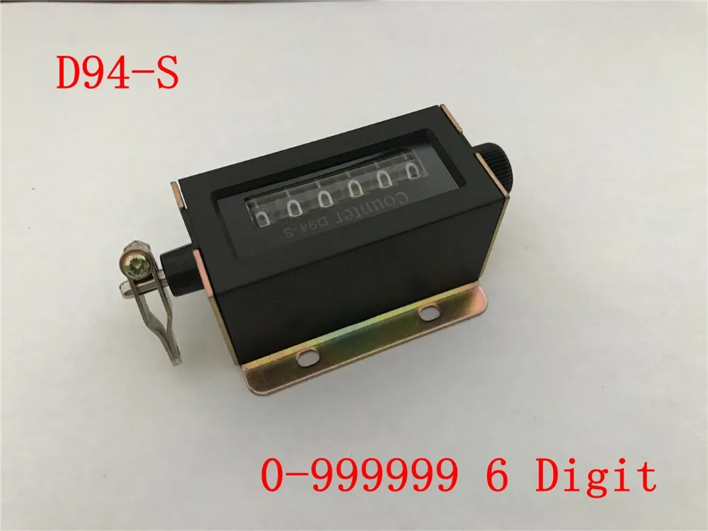 D94-S tipo a macchina 0-999999 6 cifre Resettable meccanico che tira contro presse industriali della perforazione