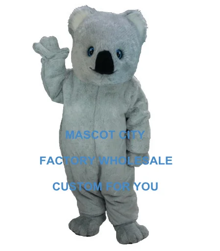 

2014 New Kawayi Koala Mascot Costume Adult Size Zoo Theme Carnival Party Cosply Mascotte Outfit Suit Fancy Dress EMS FREE SW984