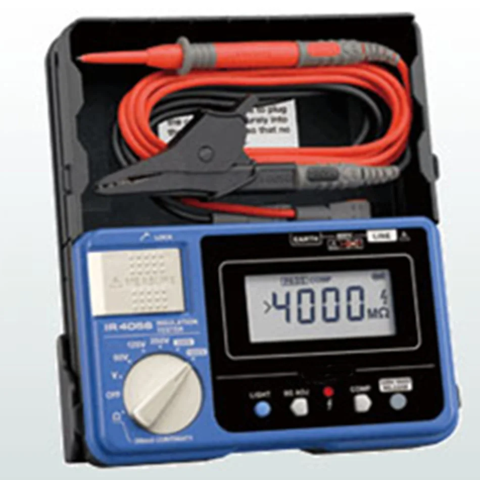 IR4056-20 5-Range 50 to 1000V Digital Insulation Resistance Tester High-brightness High-brightness LED Display