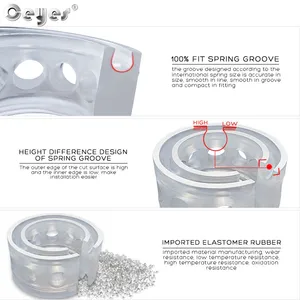 Ceyes-universales Auto-Styling-Stoßdämpfer, Autobuffer Spring Stoßfänger, Power Auto Puffer Accessoires, 9 Universal Typen Cars Pillow, Urethan 10 Hauptverkaufsfedern Fiat Typ - №9