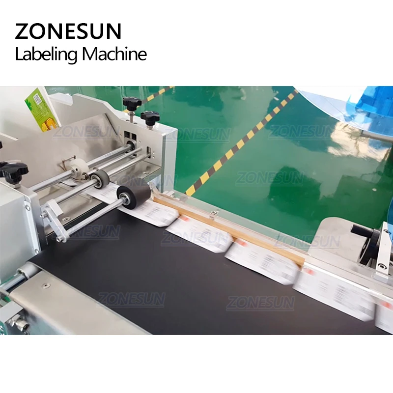 ZONESUN XL-T832 Automatic Sticker Adhesive Plane B Tag Food Paper Book Large Plastic Film Flat Packing Labeling Machine