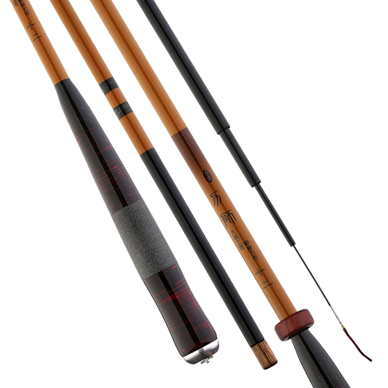 Taiwan Fishing Rod Carp Fishing Rod Super Light and Super Thin Fishing Pole High Carbon Long Sections Portable Fishing Equipment