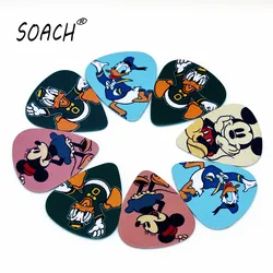 SOACH 10PCS 1.0mm high quality guitar picks two side pick picks earrings DIY Mix picks Guitar Accessories for ukulele