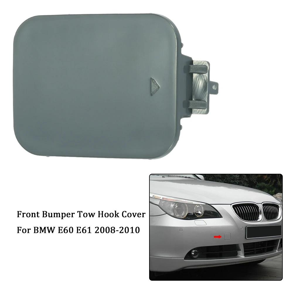 1X Front Bumper Tow Hook Cover Cap for BMW E60 E61 5 Series 520d 520i 523li 525li 530li 09 2008-10 51117184708