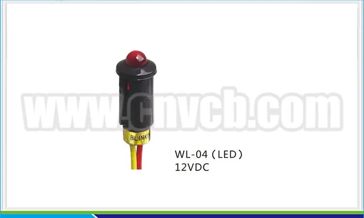 Luz de señal de 12V, luz indicadora iluminada de 24v, Bombilla piloto para tablero, lámpara Universal de 12v