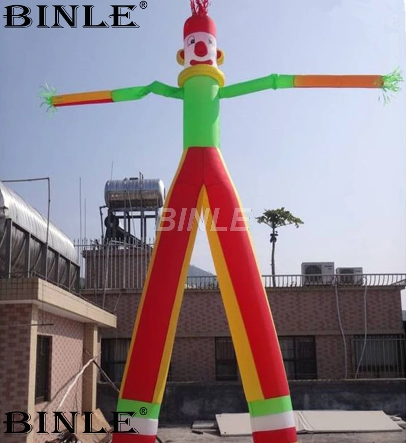 Hot sale 6mH clown shaped funny inflatable sky dancer for party inflatable air dancer for sale