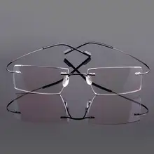 Fashion Rimless Memory Alloy Glasses Frame #3