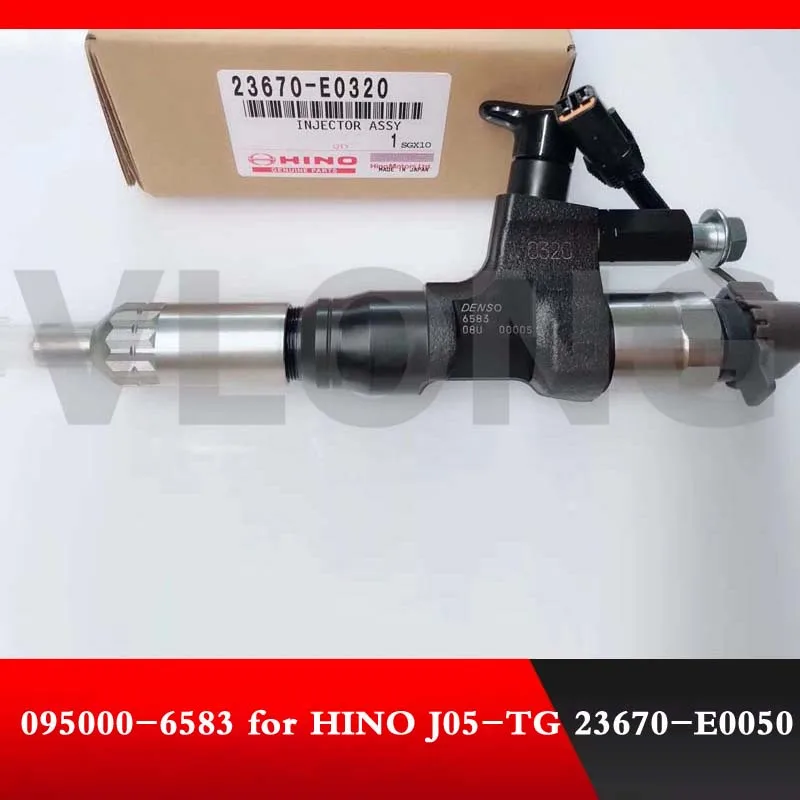 Super Quality New Common Rail Fuel Injector 095000-6612 095000-6613 23670 E0020 E0021 23670-E0020 23670-E0021 For HINO J08E