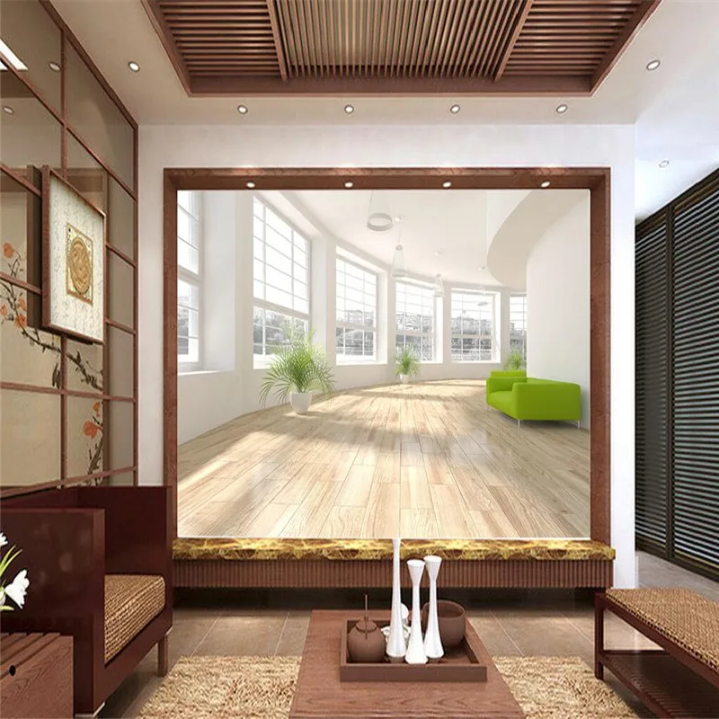beibehang Large Painting Home Decor Art Space Corridor Extending Pared Wallpaper Hotel Background Modern Mural for Living Room