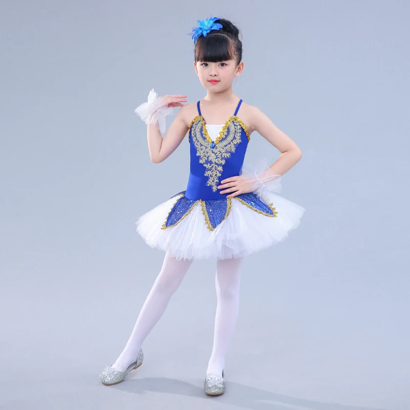 Professionl Pancake Tutu Ballerina Dress Swan Lake Kids Girl Birthday Tutu Practice Romantic Party Sugar Plum Fairy Ballet Dress