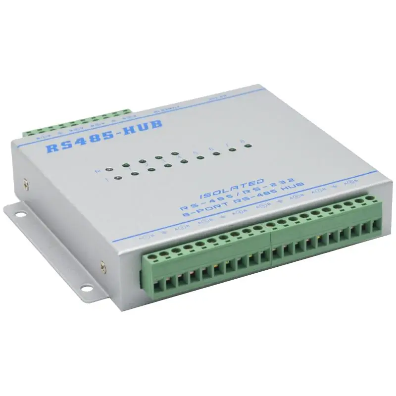 Strengthening isolated bidirectional 8 way 8 Road eight port RS485 hub hub repeater splitter divider