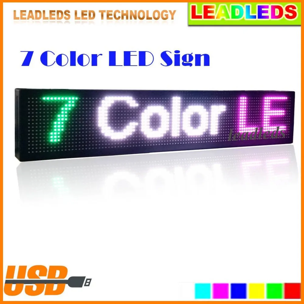 1M Full Color RGB SMD LED Advertising Display Board, Programmable And Scrolling Message Display Led Signs