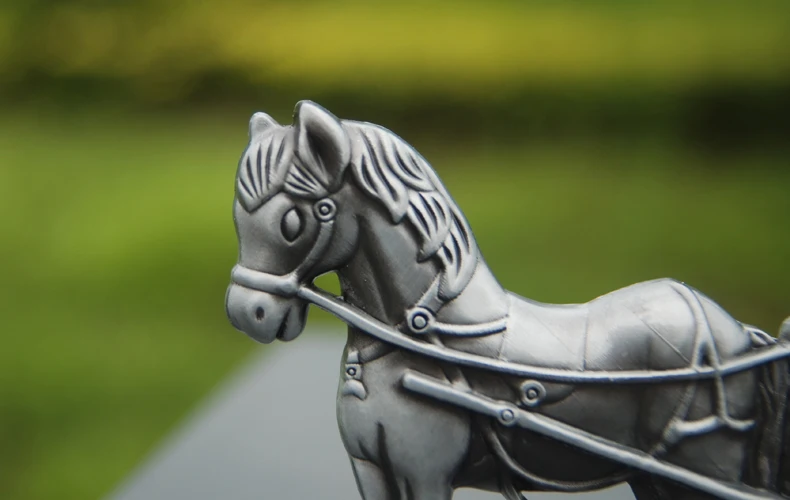 White Princess Carriage Marriage Wedding  horse Frame chocolate silicone fandont mold  cake decoration baking tools