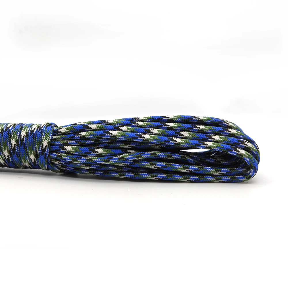IQiuhike 550 Paracord Parachute Cord Lanyard Tent Rope Mil Spec Type III 7 Strand 100FT Paracord For Hiking Camping 208 Colors