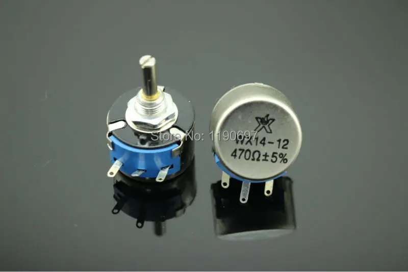 DIY HIFI 2 PCS Einzel Potentiometer WX14-12 3 W 56R 100R 220R 470R 1 K 2,2 K 4,7 K 10 K 20 K 5% Filament Balance