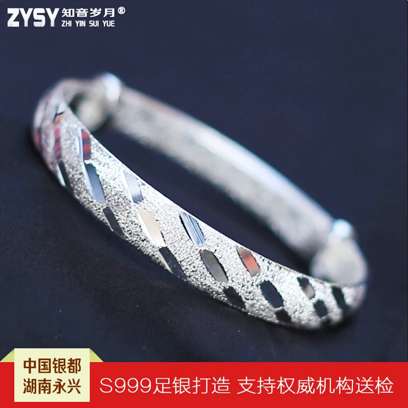 Bracelet Sterling Silver Jewelry S999 Boutique Bracelet Gifts for Mother and Mother