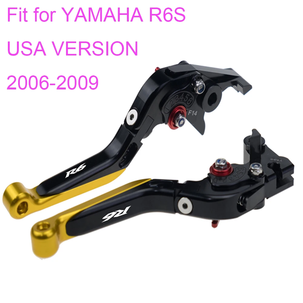 

KODASKIN Left and Right Folding Extendable Brake Clutch Levers for YAMAHA R6S USA VERSION 2006-2009