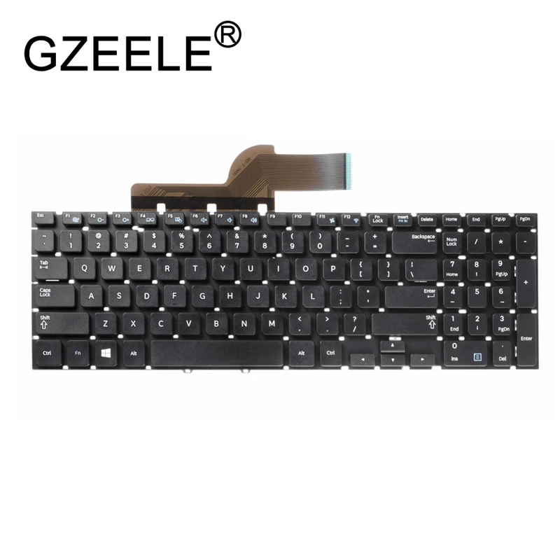 GZEELE klawiatura do Samsung NP300E5V-A03 355V5C 350V5C 550P5C 270E5V 275E5V 270E5E 270E5U laptopa/notebooka QWERTY US angielski