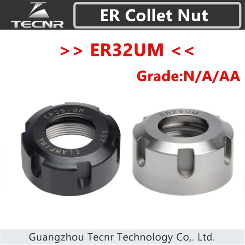 High Precision ER32UM ER32 spring collet nut for CNC router