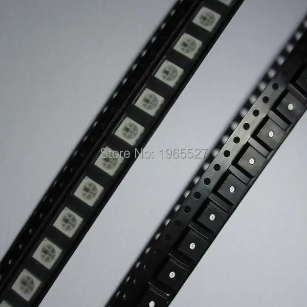 WS2812 WS2812S LED Chip with WS2811 IC built-in the 5050 SMD RGB LED;SOP-6, with only 6pin; 5V, 0.3W, 60mA, 1000pcs/bag