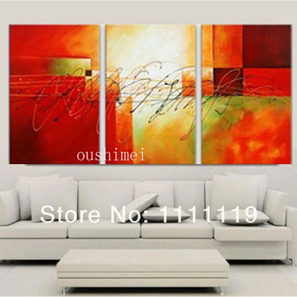 

Hand Painted Home Decoration Pictures Modern Group Abstract Painting Wall Picture On Canvas For Living Room Decor Oil Paintings