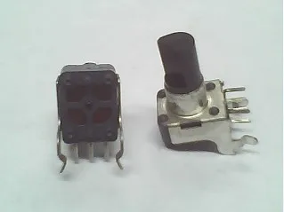 

2pcs for ALPS brand, RK09 type double potentiometer, B10K, 13mm axis