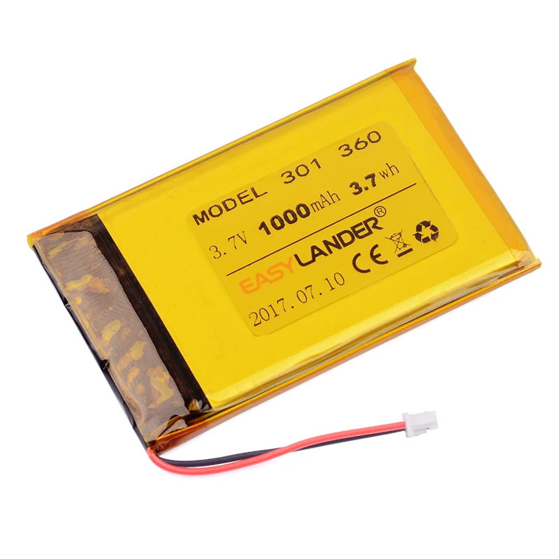 3.7V 1000mAh Rechargeable Li-Polymer Battery For PocketBook 360 PocketBook 301 PocketBook 301 plus pocketbook 601 kobo N647