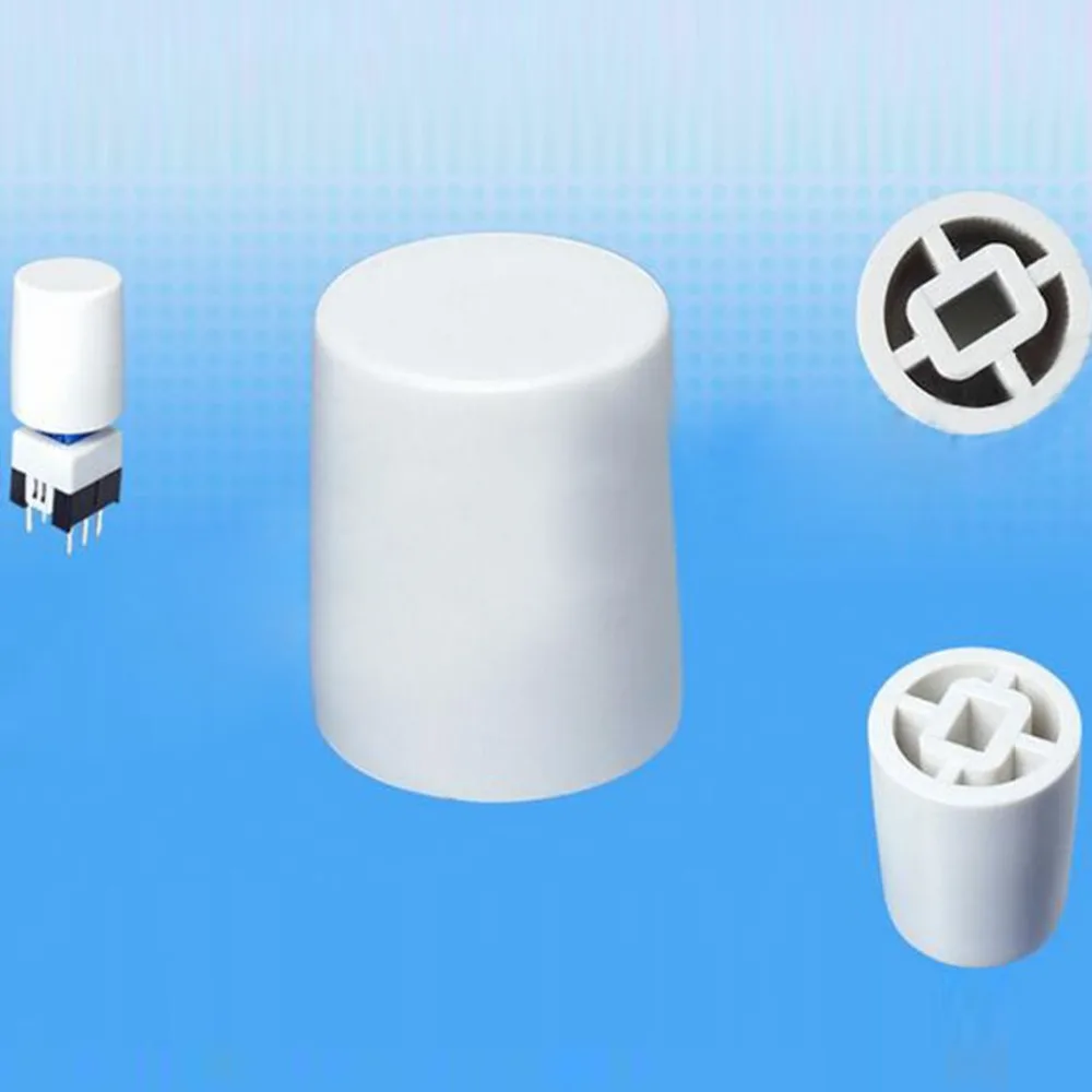

200pcs 9.5*12mm Self Locking Switch Cap Push Button Caps Multi Color Cover for Height 5.8/7/8/8.5mm Swithces Wholesale Price
