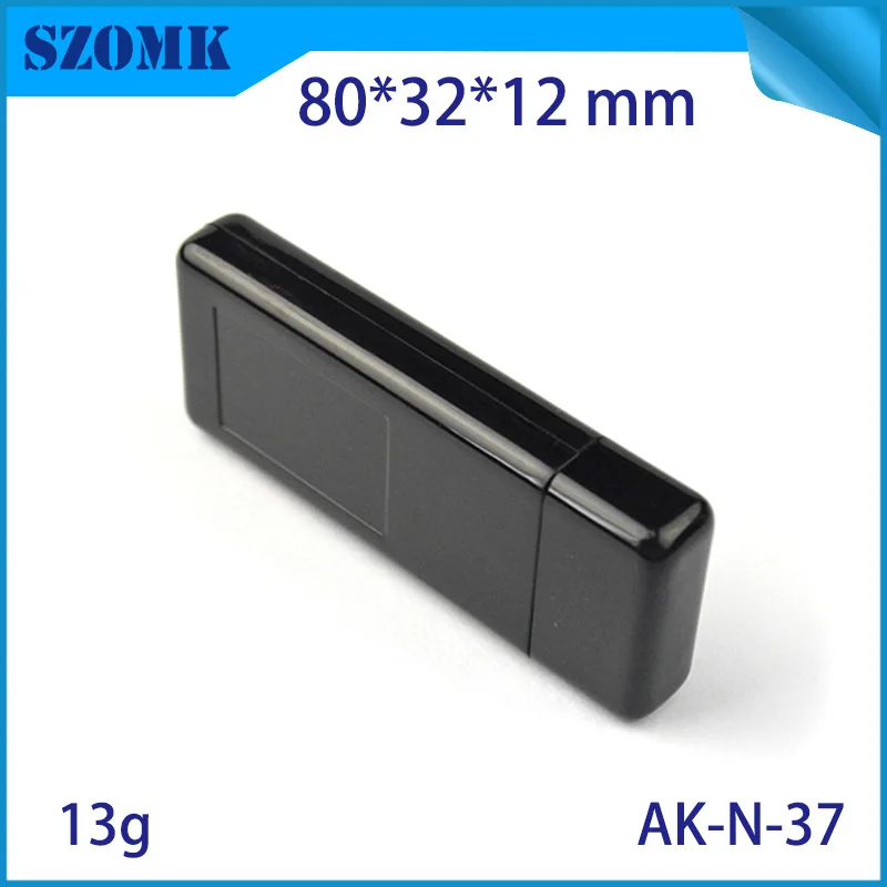 50 Pieces 80*32*12mm hot sales abs stick usb small plastic box electronics enclosure flash drive project housing box