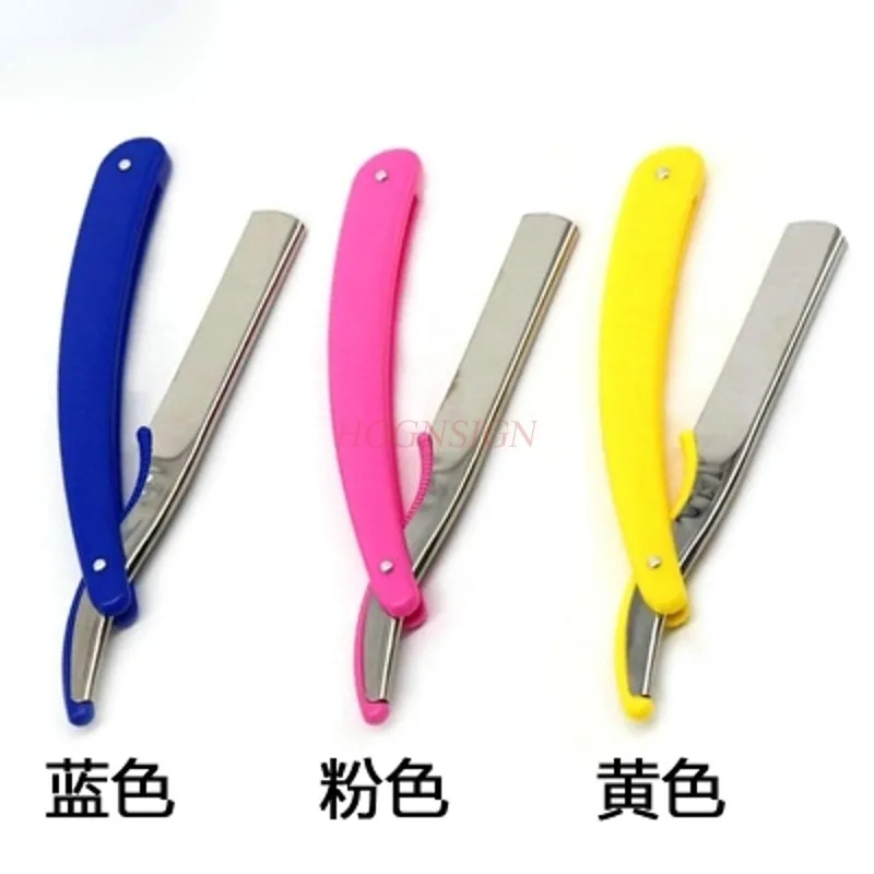 Big Knife Wide Blade Haircut Knife Razor Hair Removal Haircut Manual Razor Razor To Send 10 Blade Sale