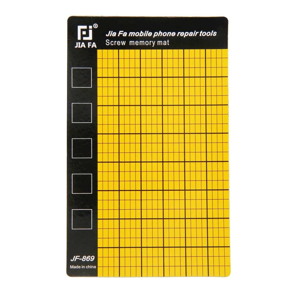 ESPLB Magnetic Screw Memory Mat Mini Chart Work Pad for Little Small Screws Holds Repair Tools 5.7x3.5inch