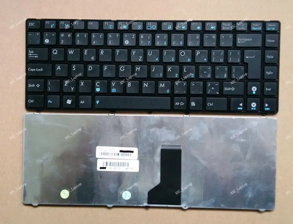 

New Czech Slovakian Keyboard for ASUS UL30 UL30VT U30JC U30SD U31F U31JG U31SD U31SG U35F Laptop Black Frame Black