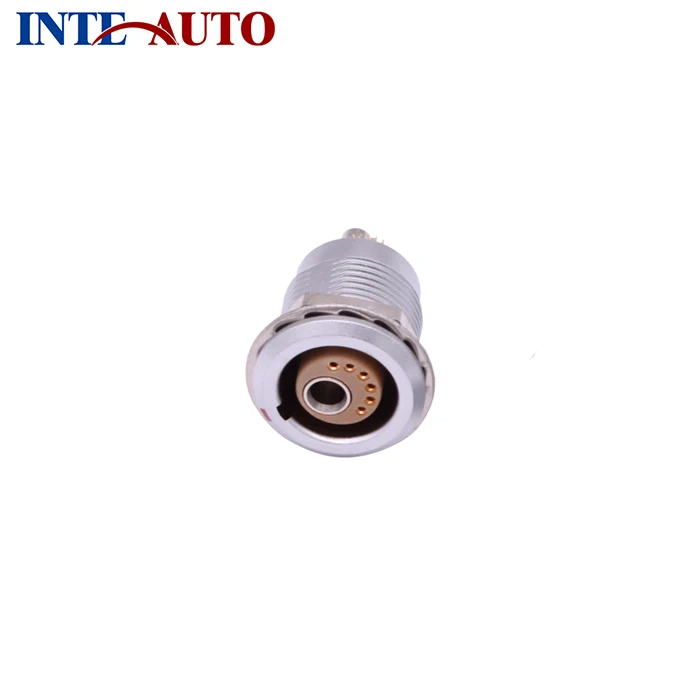 

IP50 M15 2B circular fluid hybrid connector,one P1 fluid contact and 6 low voltage electrical contacts