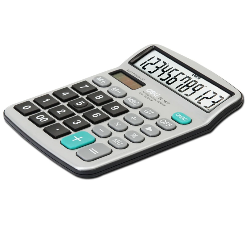 DL Right One thousand eight hundred and thirty-seven Metal panel calculator big fashion office Solar computer educational statio