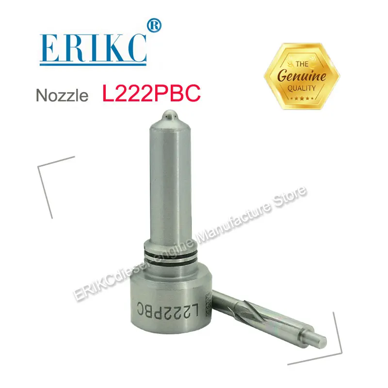 ERIKC L222PBC auto engine diesel nozzle L222PBD Auto electric fuel nozzle L222 PBC common rail injector nozzle