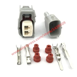 1 Set Female And Male 2 Pin Kit Toyota Auto Electrical Connector Housing Nozzle Connector 6189-0611