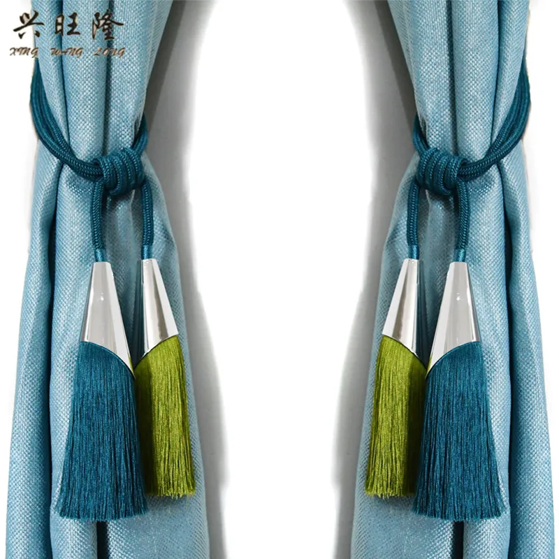 

XWL 2Pcs/Pair Curtain Tassel Brush Tieback Hanging Ball Straps Lashing Bind Ropes Belt Curtain Accessories Clasp Tie Tape Back