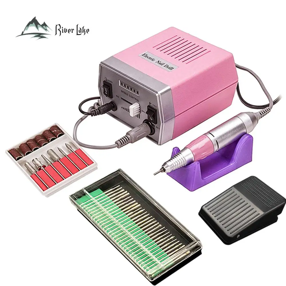 DR288 Elektrische Nail art Bohrer Maschine Nagel Ausrüstung Maniküre Pediküre Dateien Elektrische Maniküre Bohrer & Zubehör