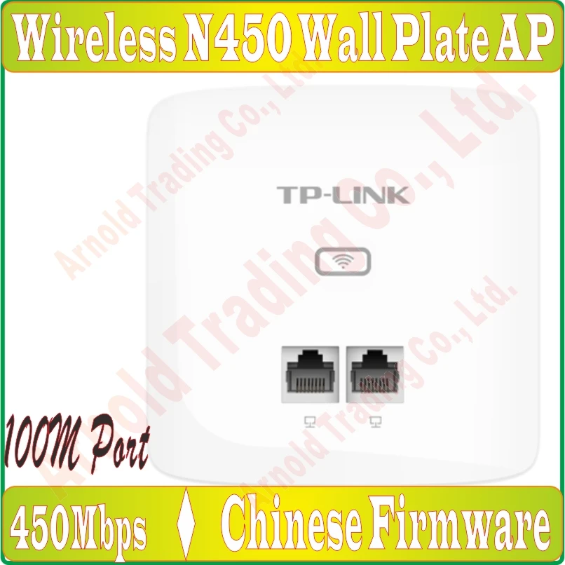 

TpLink thin 450Mbps in Wall AP for hotel WiFi project,Indoor AP 802.11b/g/n WiFi Access Point,POE Power Supply, 100M RJ45 Port*2