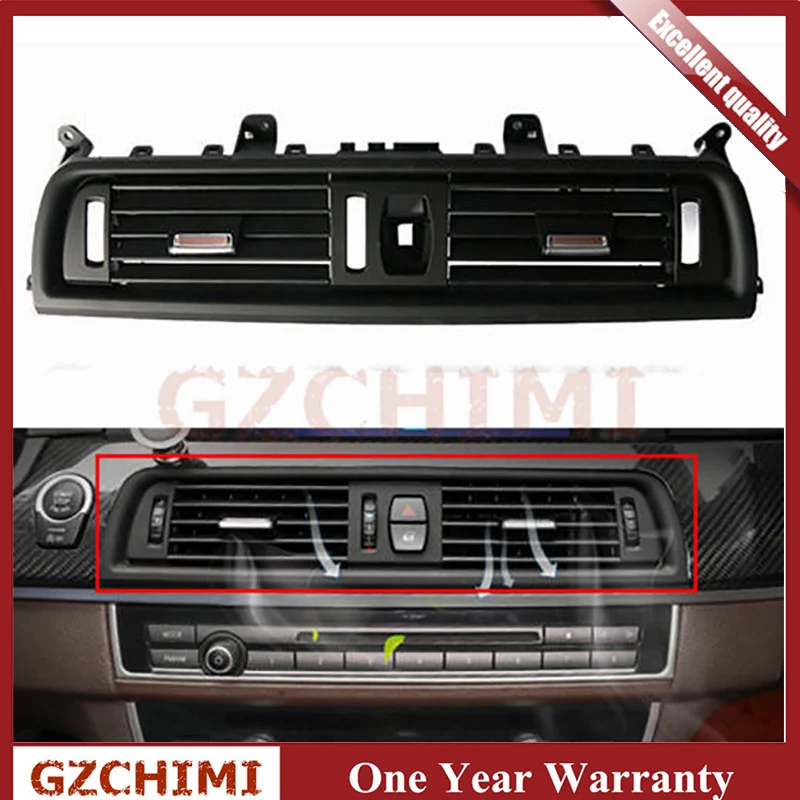 64229166885 Car Front Console Center Gril Dash AC Air Heater Vent for BMW 5 Series 520 523 525 528 530 535  F10 F11 F18