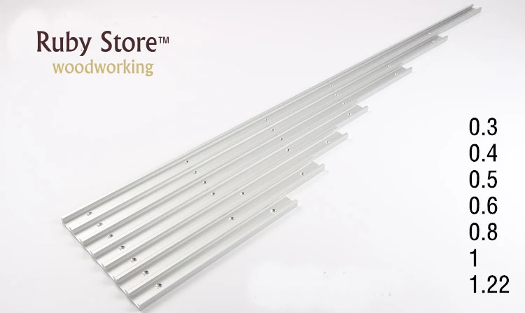 NEW 500mm Standard T-track, Aluminum T track Miter Track, Jig Slot for Router Table Saw