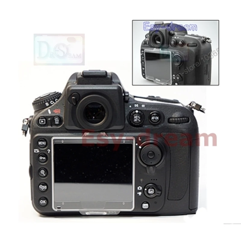 Proteggi Schermo In Plastica Trasparente BM12 Per Nikon D800/D800E – Clip Facile, Anti-graffio, Garanzia 2 Anni